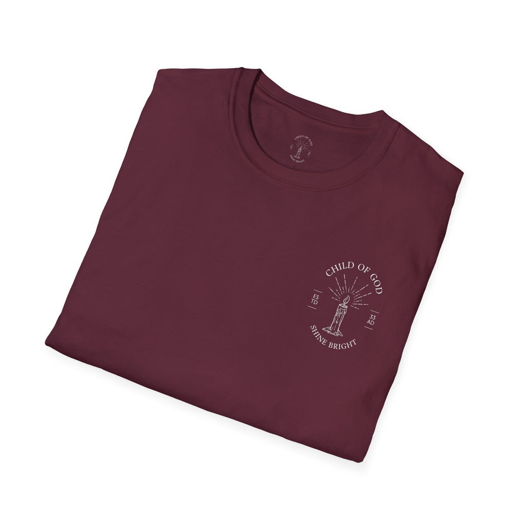 Don’t Just Shine crown Sparkle T-Shirt | Zechariah 9:16 scripture tee