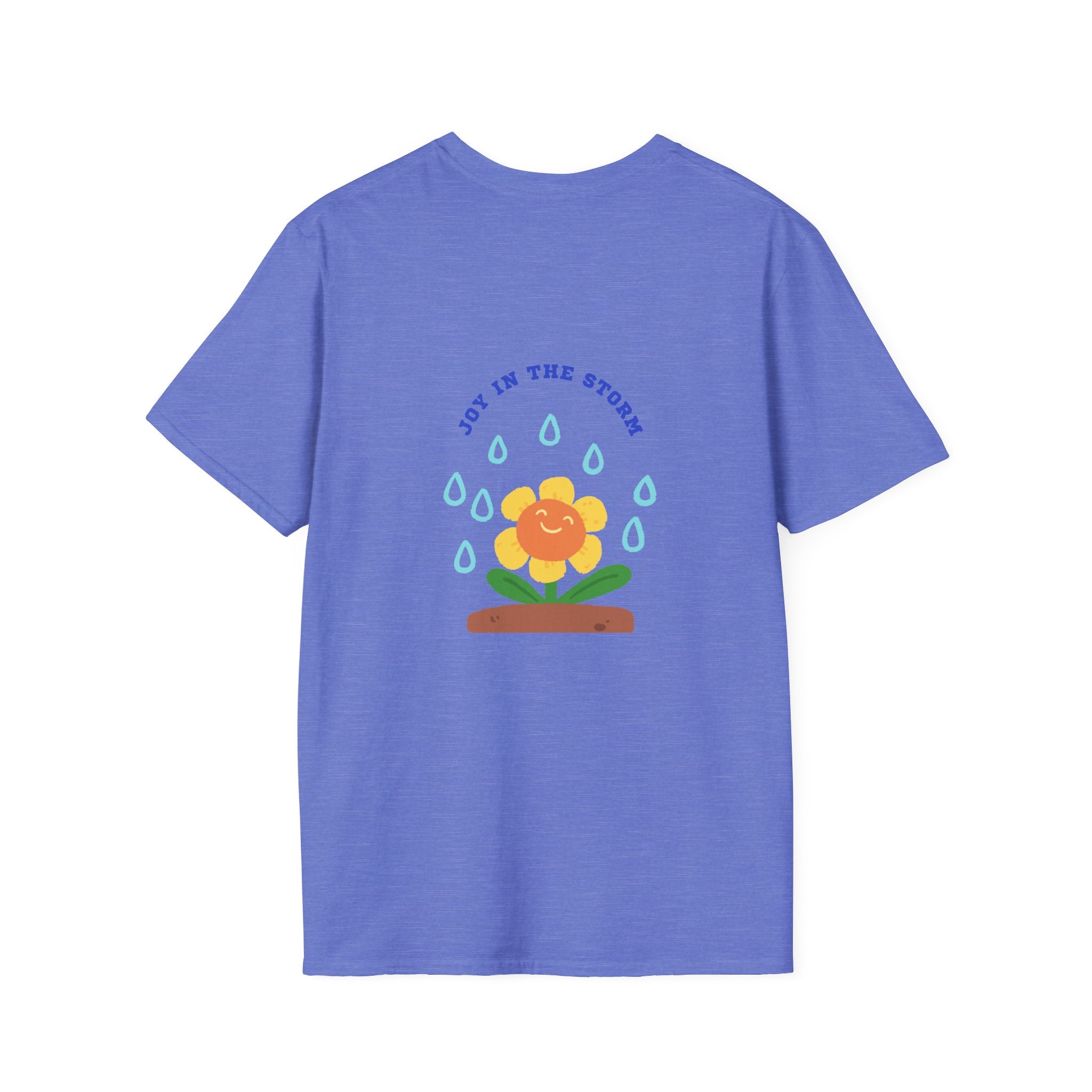 Joy in the Storm Women's Tee, Inspirational T-Shirt, Floral Design, Gift for Her, Uplifting Graphic Tee, Casual Summer Top