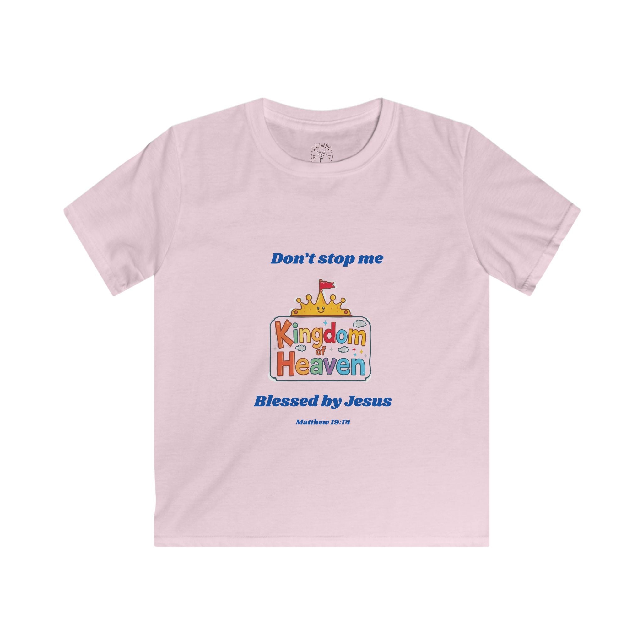 Kingdom of Heaven Kids T-Shirt | Christian Faith Scripture Design