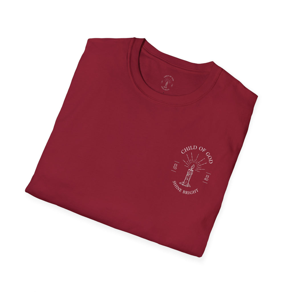 Don’t Just Shine crown Sparkle T-Shirt | Zechariah 9:16 scripture tee