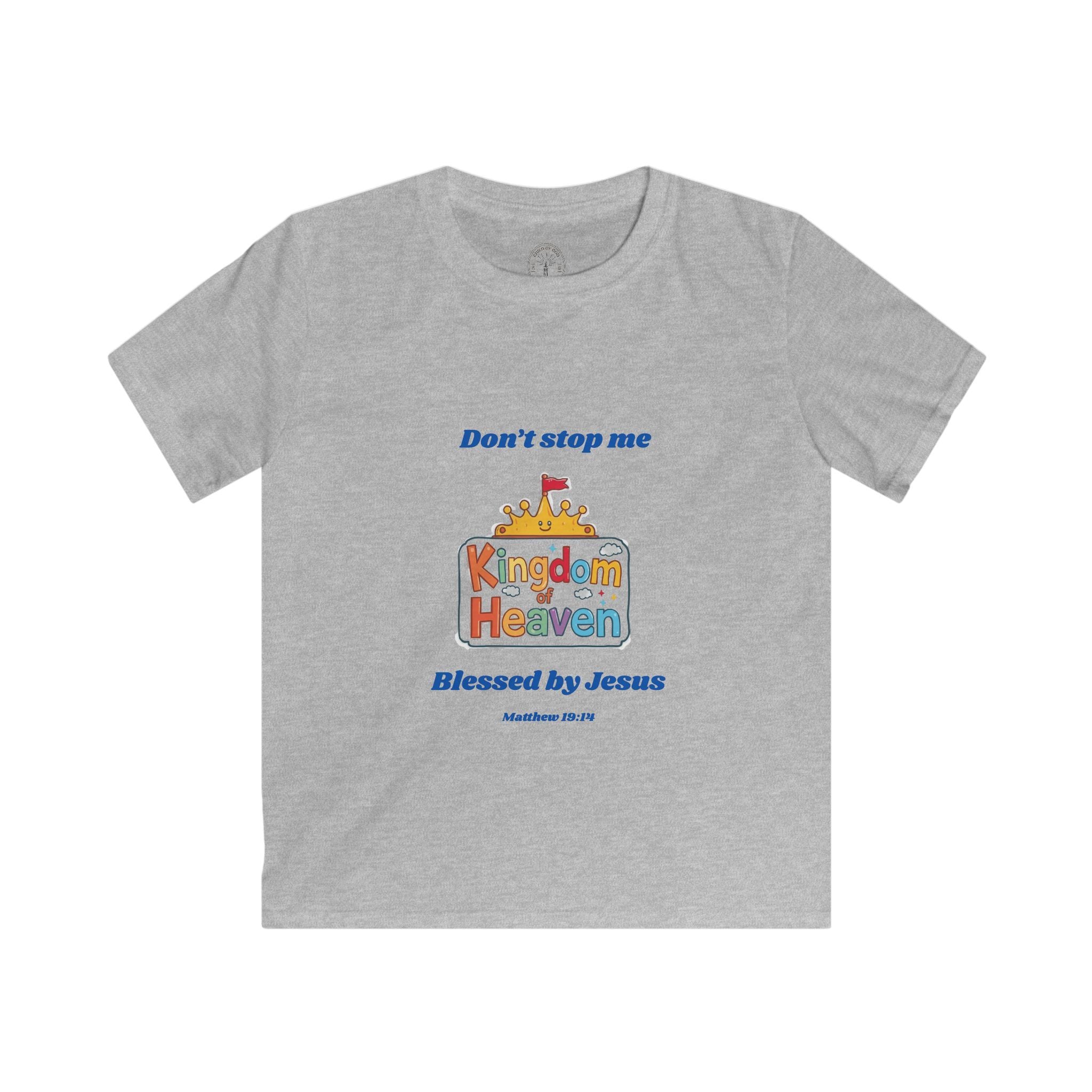 Kingdom of Heaven Kids T-Shirt | Christian Faith Scripture Design