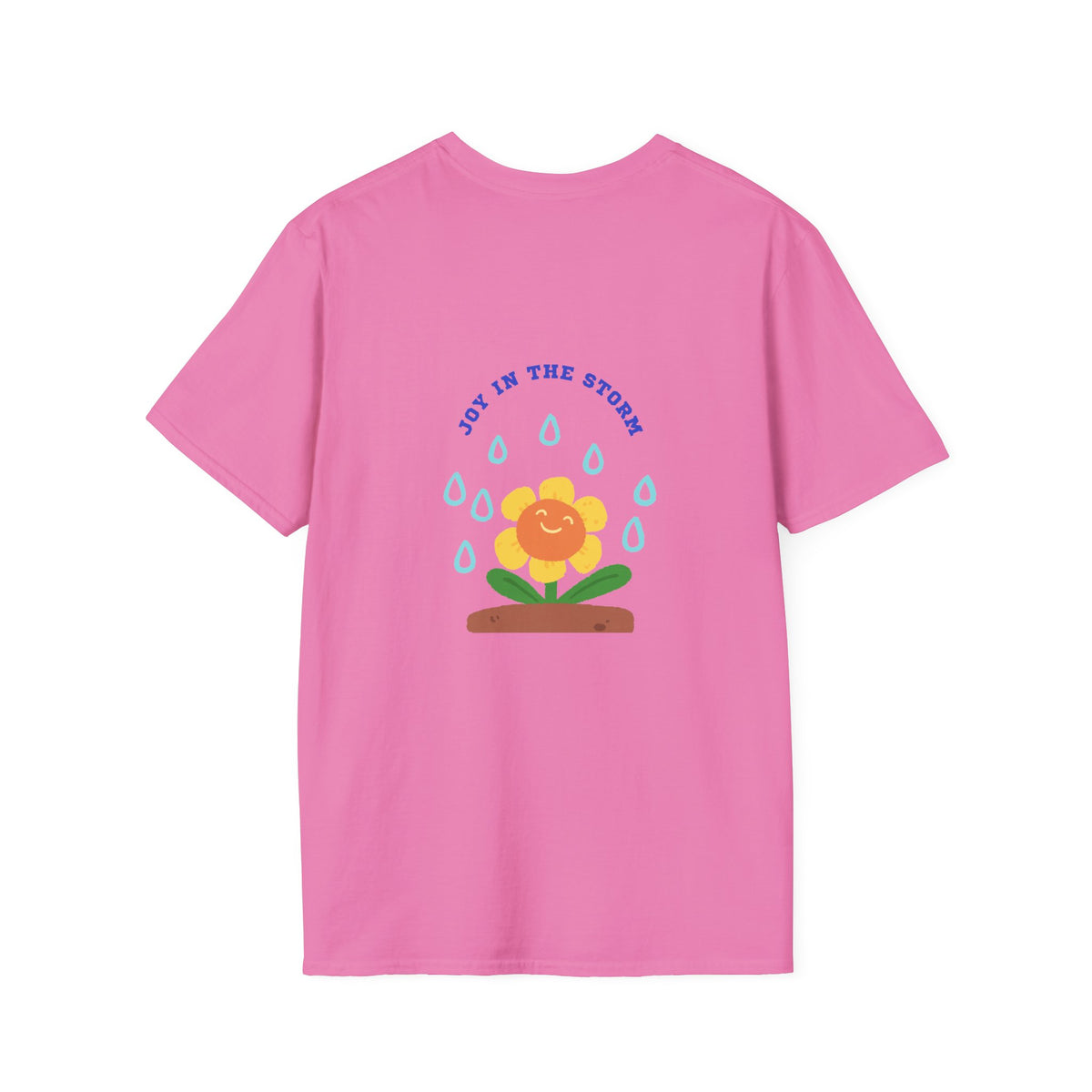 Joy in the Storm Women's Tee, Inspirational T-Shirt, Floral Design, Gift for Her, Uplifting Graphic Tee, Casual Summer Top