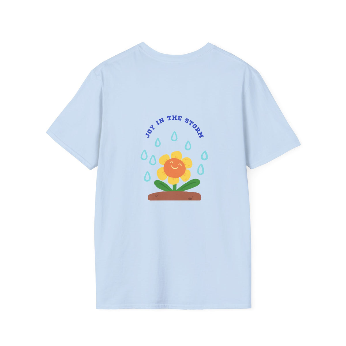 Joy in the Storm Women's Tee, Inspirational T-Shirt, Floral Design, Gift for Her, Uplifting Graphic Tee, Casual Summer Top