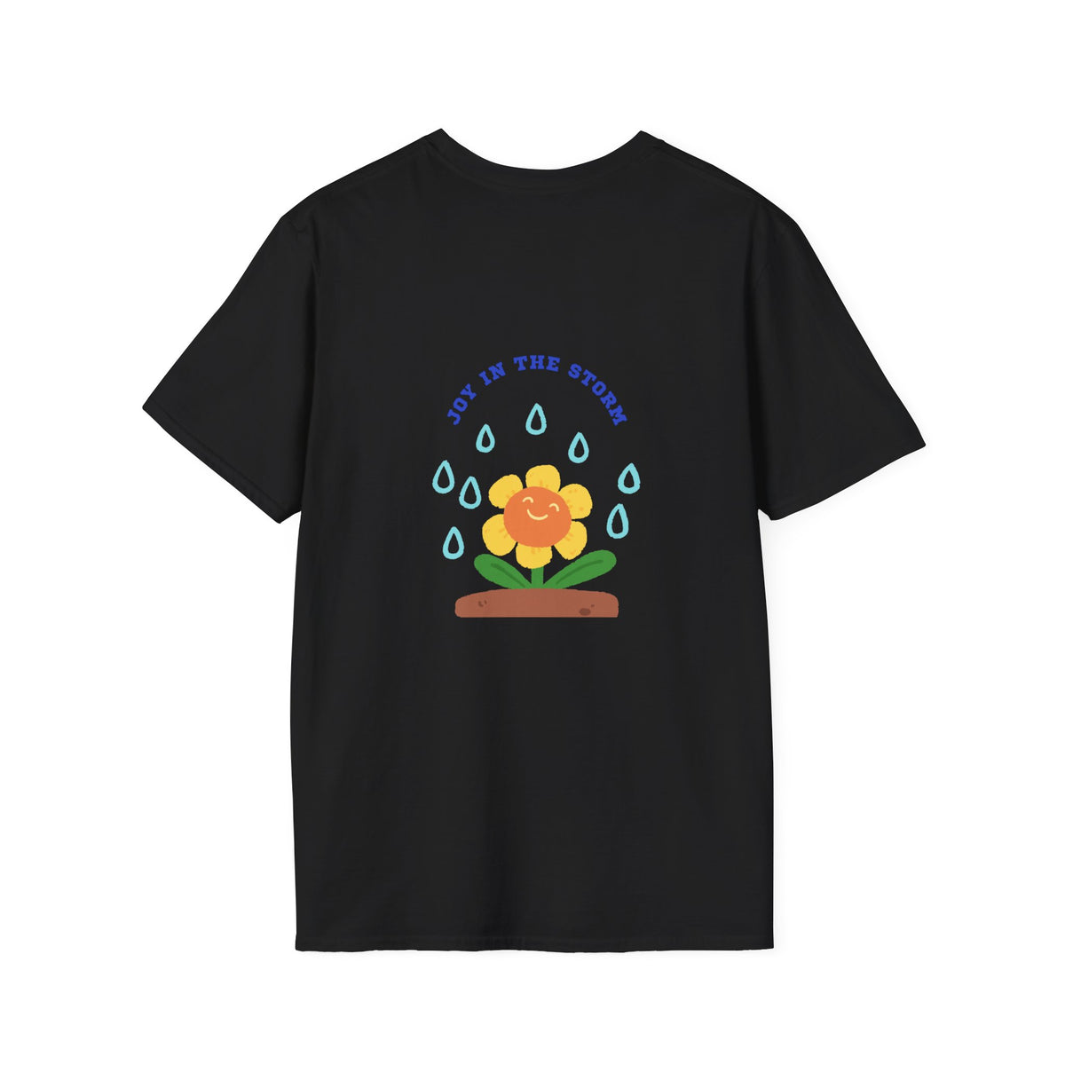 Joy in the Storm Women's Tee, Inspirational T-Shirt, Floral Design, Gift for Her, Uplifting Graphic Tee, Casual Summer Top