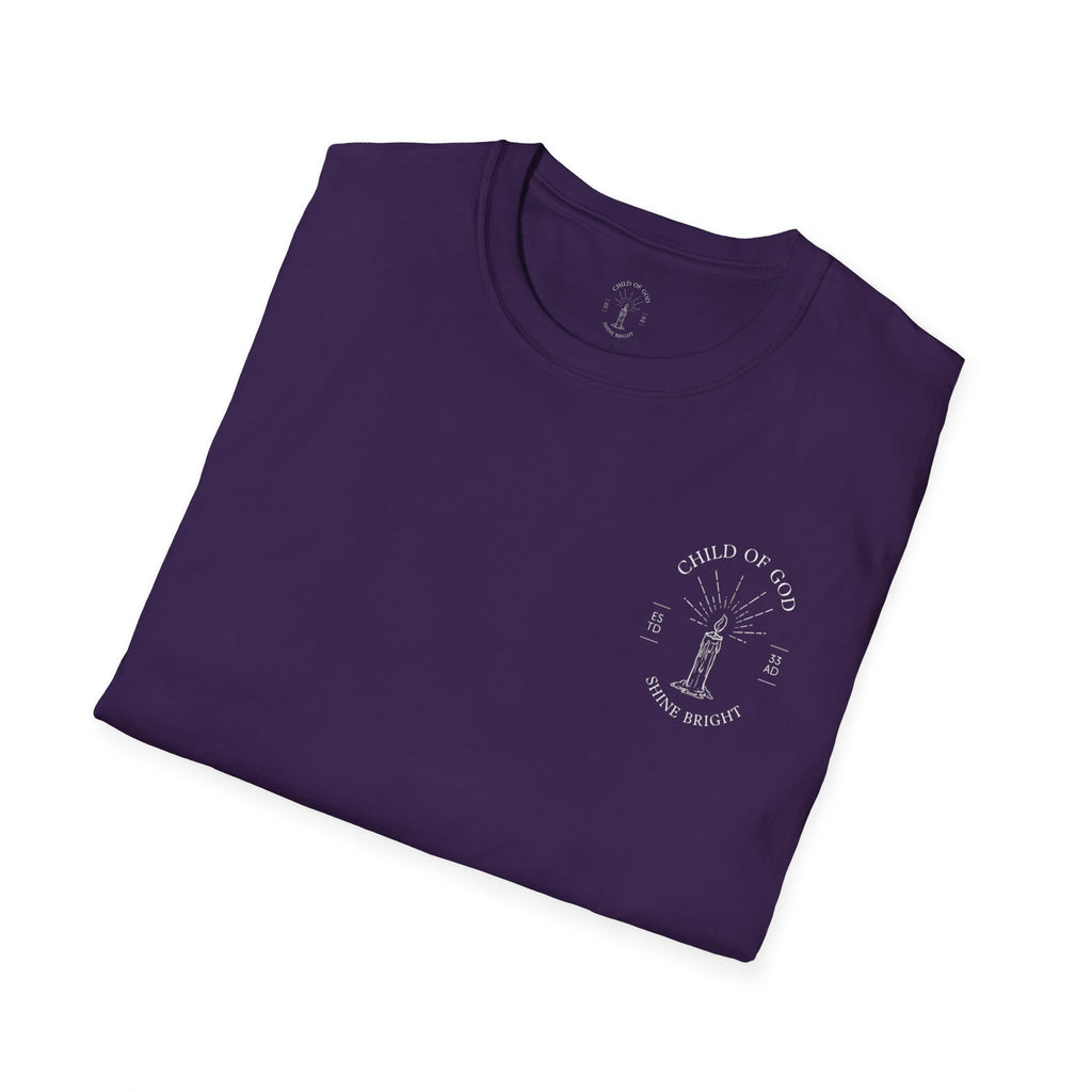 Don’t Just Shine crown Sparkle T-Shirt | Zechariah 9:16 scripture tee