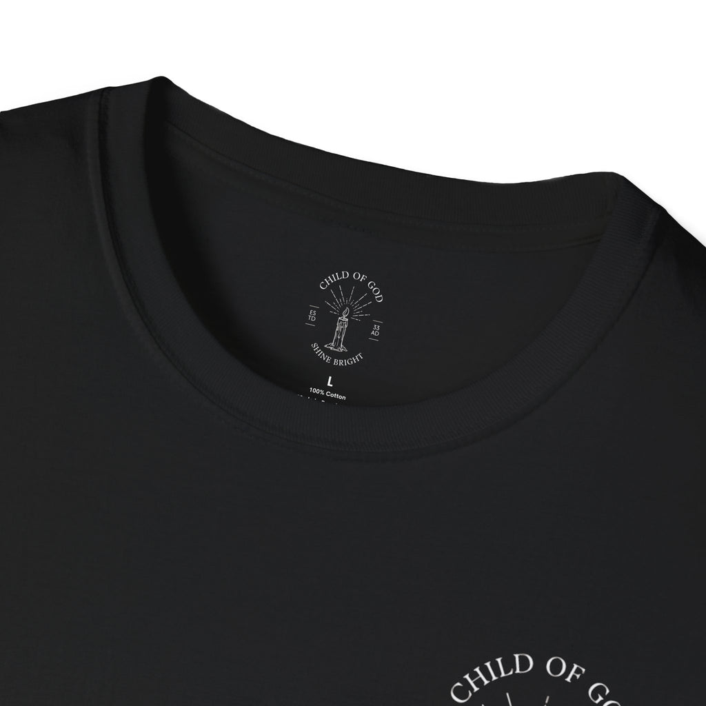 Copy of Red Crucifix with Scripture T-Shirt | Religious Christian Tee
