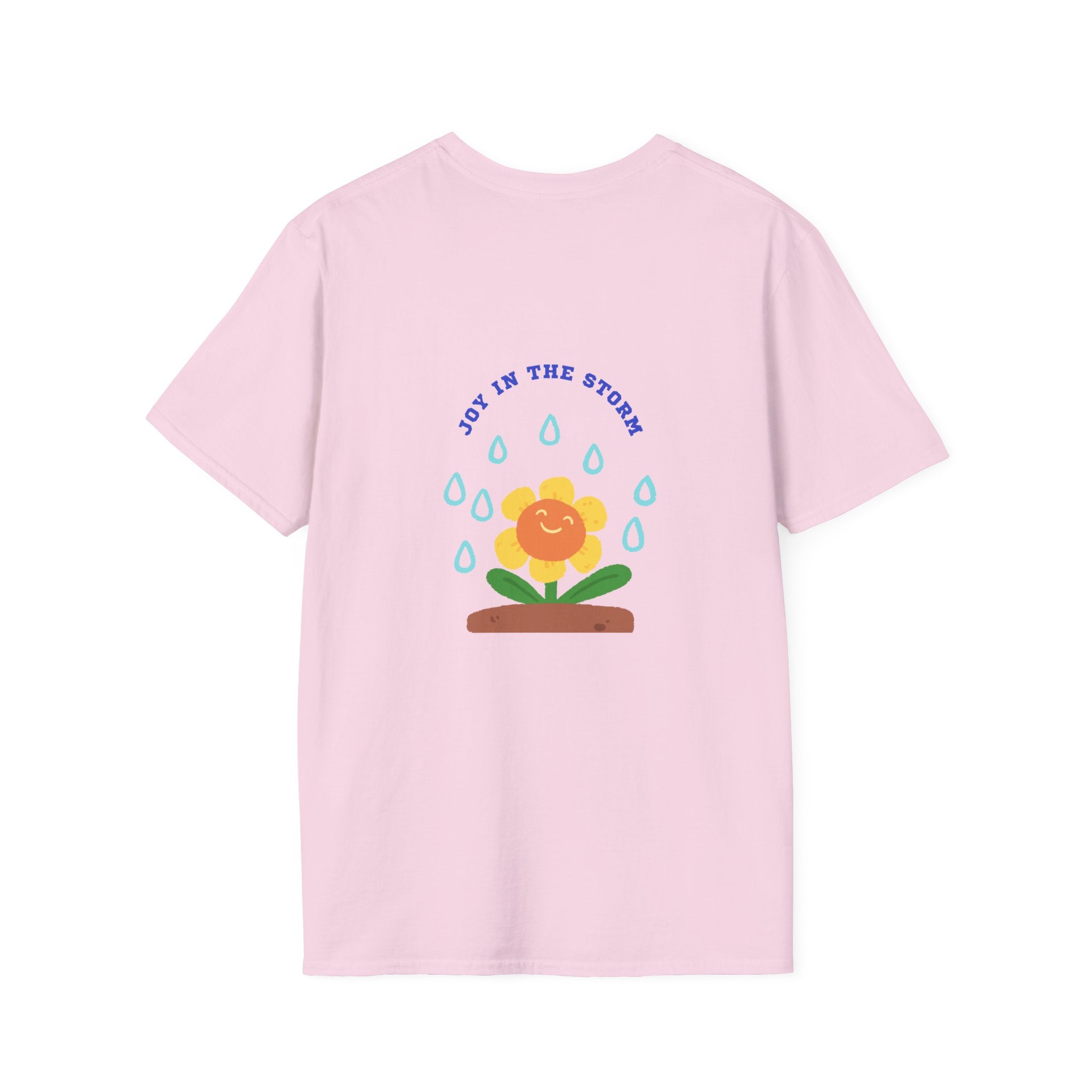 Joy in the Storm Women's Tee, Inspirational T-Shirt, Floral Design, Gift for Her, Uplifting Graphic Tee, Casual Summer Top