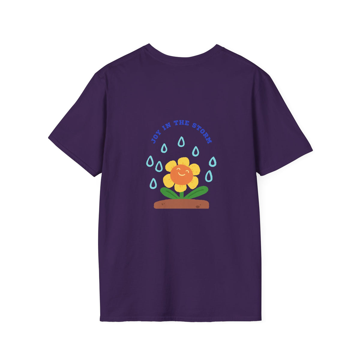 Joy in the Storm Women's Tee, Inspirational T-Shirt, Floral Design, Gift for Her, Uplifting Graphic Tee, Casual Summer Top