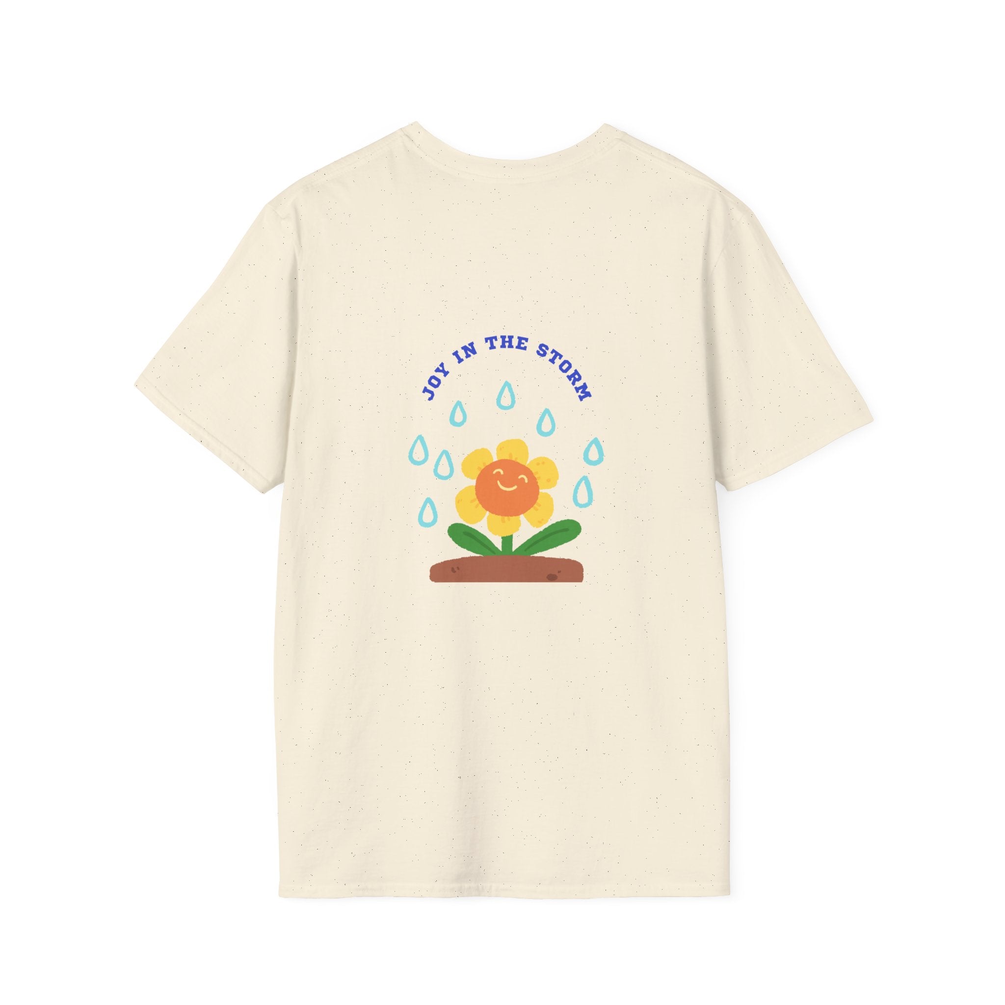 Joy in the Storm Women's Tee, Inspirational T-Shirt, Floral Design, Gift for Her, Uplifting Graphic Tee, Casual Summer Top