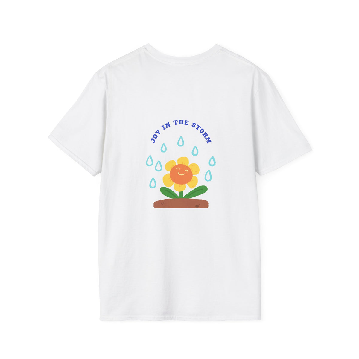 Joy in the Storm Women's Tee, Inspirational T-Shirt, Floral Design, Gift for Her, Uplifting Graphic Tee, Casual Summer Top