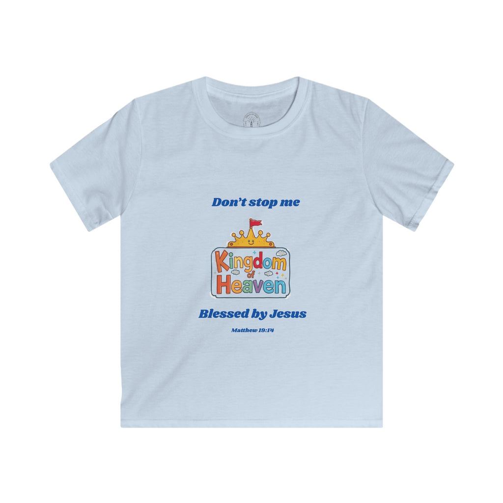 Kingdom of Heaven Kids T-Shirt | Christian Faith Scripture Design