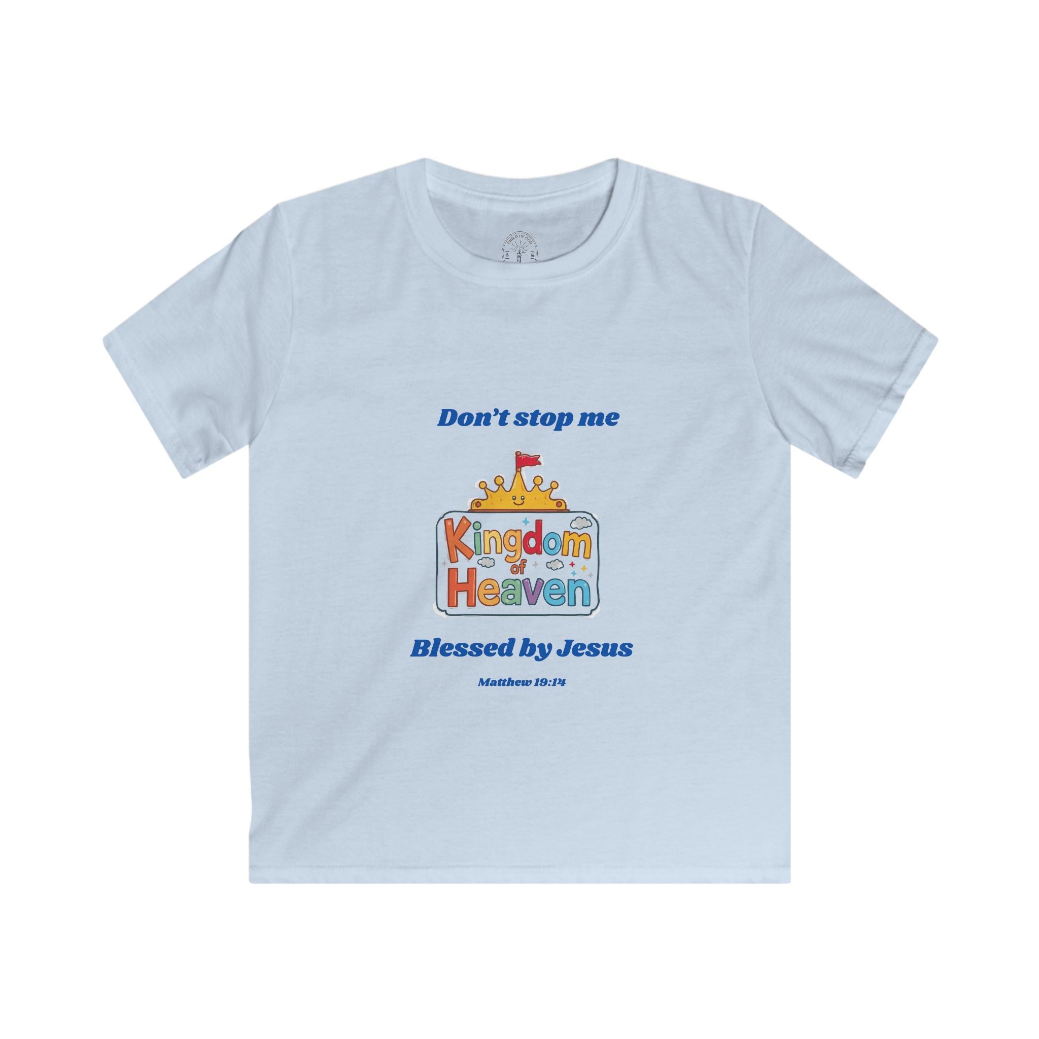 Kingdom of Heaven Kids T-Shirt | Christian Faith Scripture Design